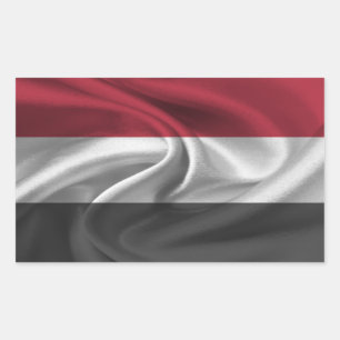 Yemen Flag Rectangular Sticker