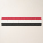 Yemen Flag Scarf<br><div class="desc">More products: www.zazzle.com/wowsmiley</div>