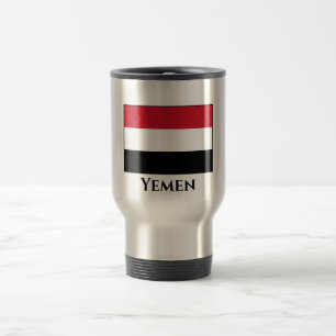 Yemen Flag Travel Mug
