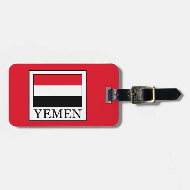 Yemen Luggage Tag (Front Horizontal)