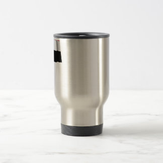 Yemen Waving Flag with Name in Arabic Travel Mug
