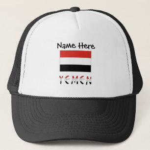 Yemen Yemeni Flag Personalised  Trucker Hat