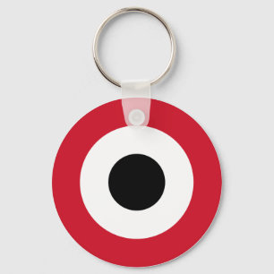 Yemeni Air Force Roundel Key Ring