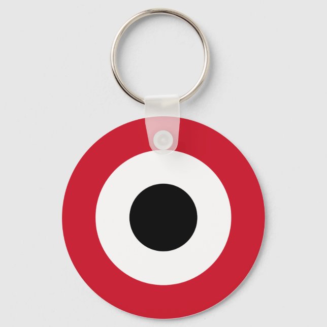Yemeni Air Force Roundel Key Ring (Front)