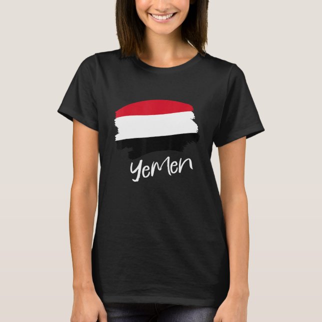Yemeni Flag Yemen 1 T-Shirt (Front)