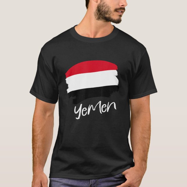Yemeni Flag Yemen 1 T-Shirt (Front)