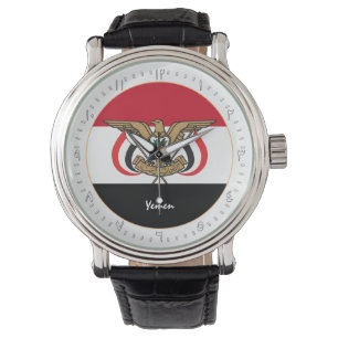 Yemeni Flag & Yemen fashion, Arabic No's /design Watch