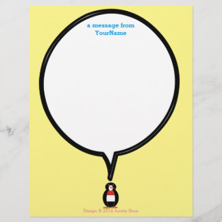 Yemeni Talking Ms. Penguin Personalised