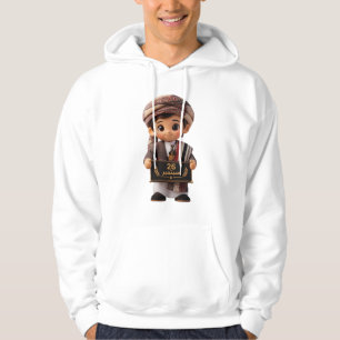 Yemeni Traditional Boy Doll - 26 September Nationa Hoodie