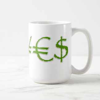 Yen, Euro, Dollar ¥€$ Currency Mug