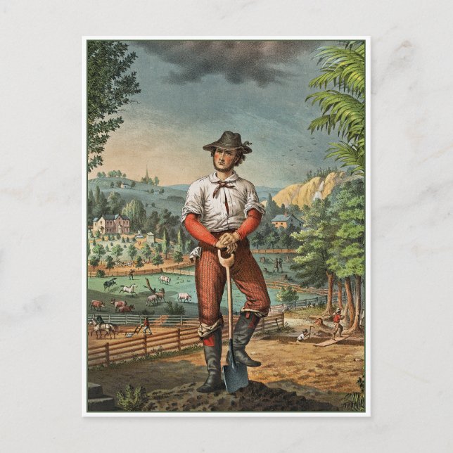 Yeoman Farmer Postcard (Front)