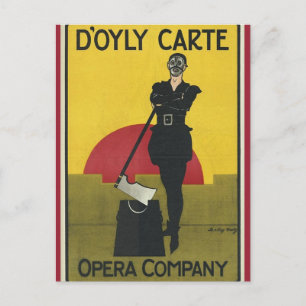 Yeoman of the Guard Vintage Opera Poster Postcard