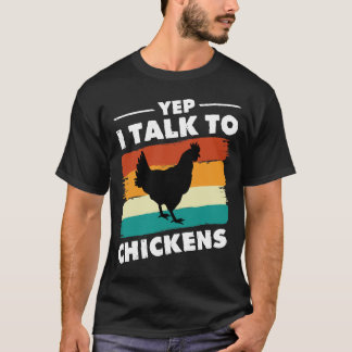Yep I Talk To Chickens Shirt Cute Chicken Buffs 