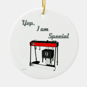 Yep I'm Special - Pedal Steel Guitar Ceramic Tree Decoration