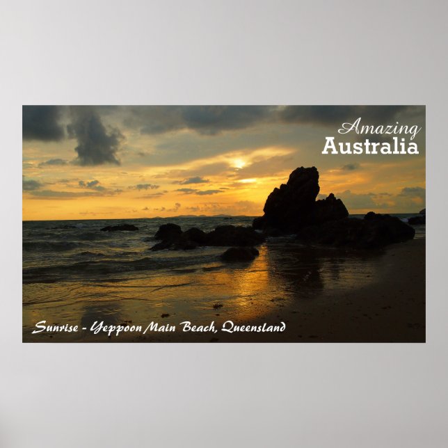 Yeppoon sunrise poster (Front)