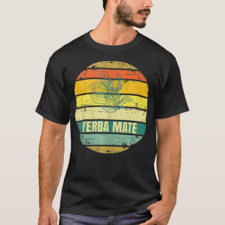 Yerba Mate Tea Drink Retro  2  T-Shirt
