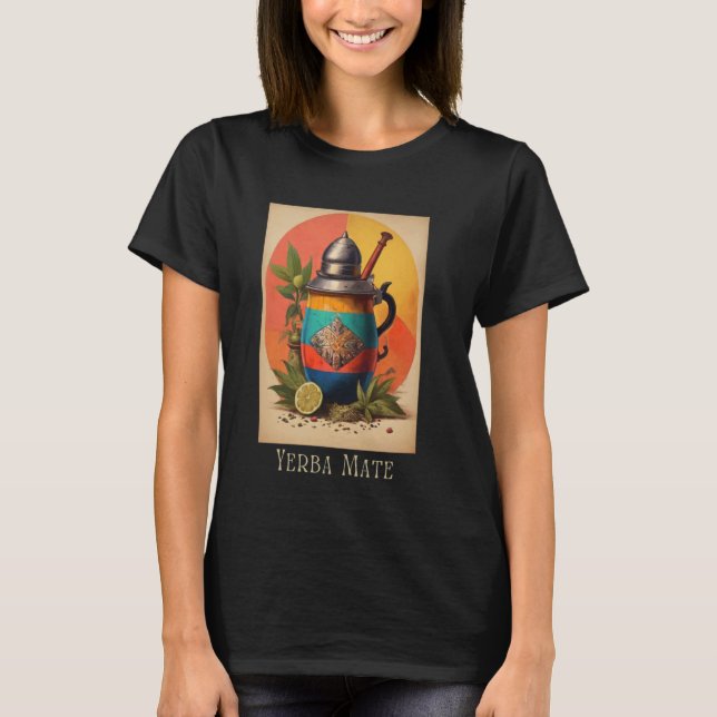 Yerba Mate Vintage Psychedelic T-Shirt (Front)
