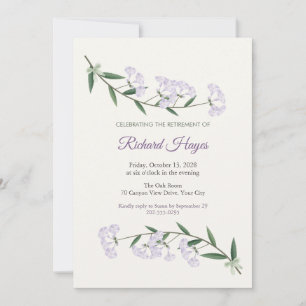 Yerba Santa Retirement Party Invitation