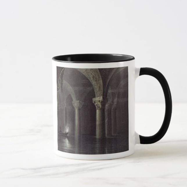 Yere Batan Serai (The Cisterns) Istanbul, engraved Mug (Right)
