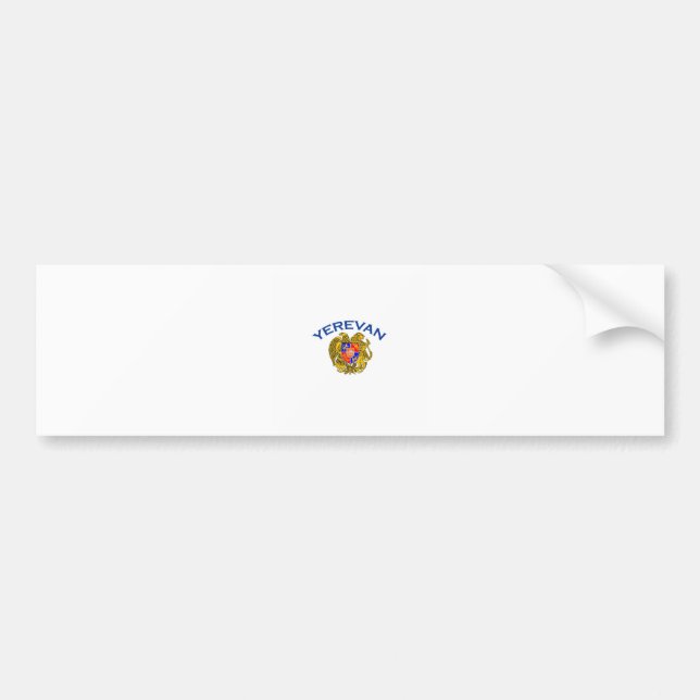 Yerevan, Armenia Bumper Sticker (Front)