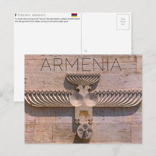 Yerevan Cascade, Armenia Travel Postcard