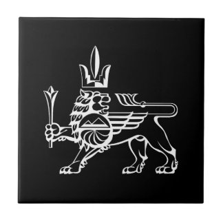  Yerevan city lion symbol Coat arms flag Armenia e Tile