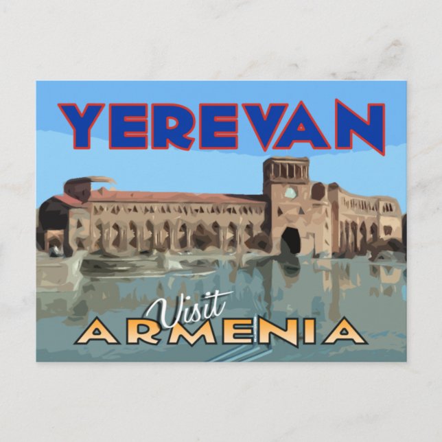 Yerevan, Visit Armenia postcard (Front)