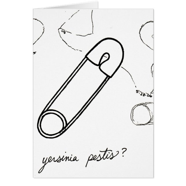 Yersinia Pestis card (Front)