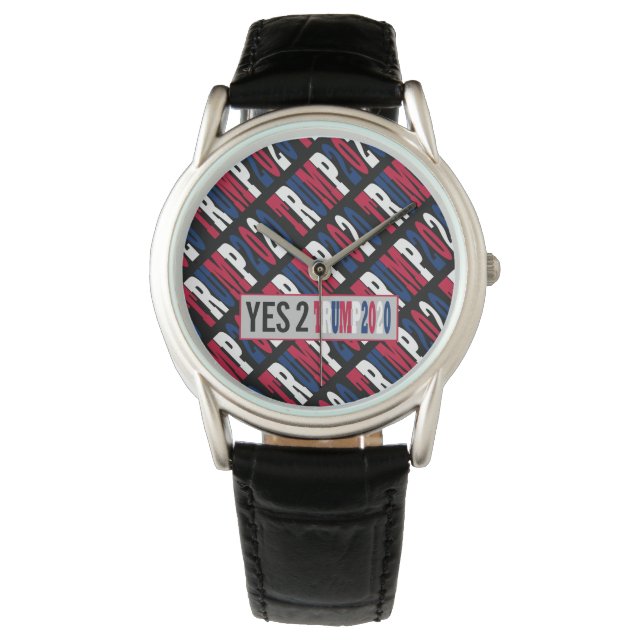 Yes 2 Trump 2020 Presidential Elections Republican Watch (Front)