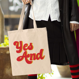 Yes And Improv Comedy Troupe Comedian Tote Bag