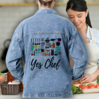 Yes Chef Blue Denim Jean Jacket