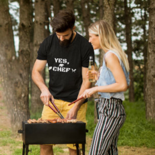 Yes Chef Culinary Kitchen Cooking T-Shirt