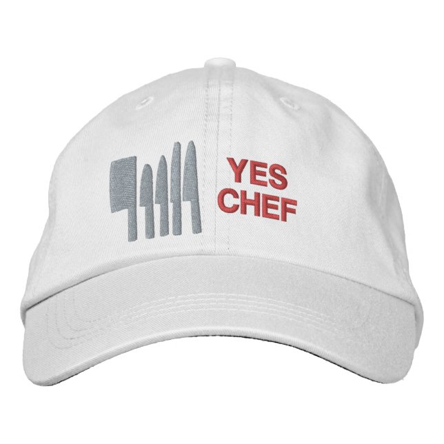 YES CHEF -  Embroidered Cap (Front)