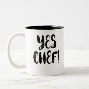 Yes Chef! Two-Tone Coffee Mug