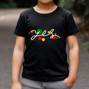 Yes - Colourful Baby T-Shirt Tee DP7Art