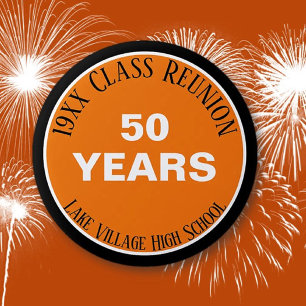 YES! Custom 50th class reunion button