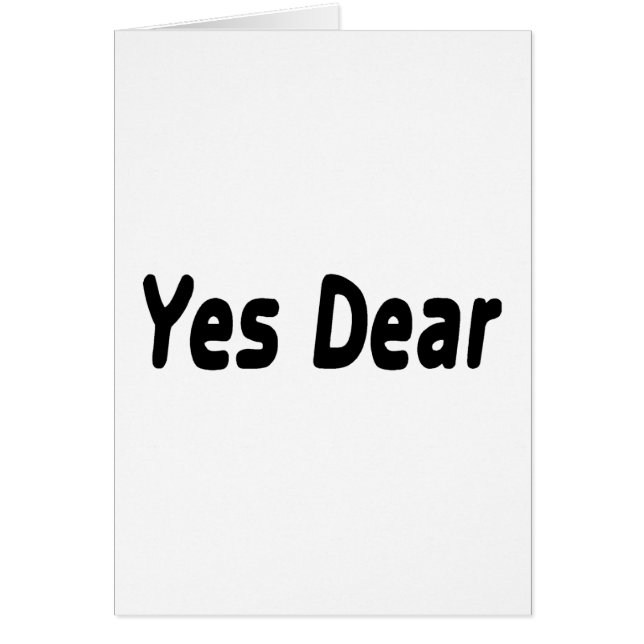 Yes Dear (Front)