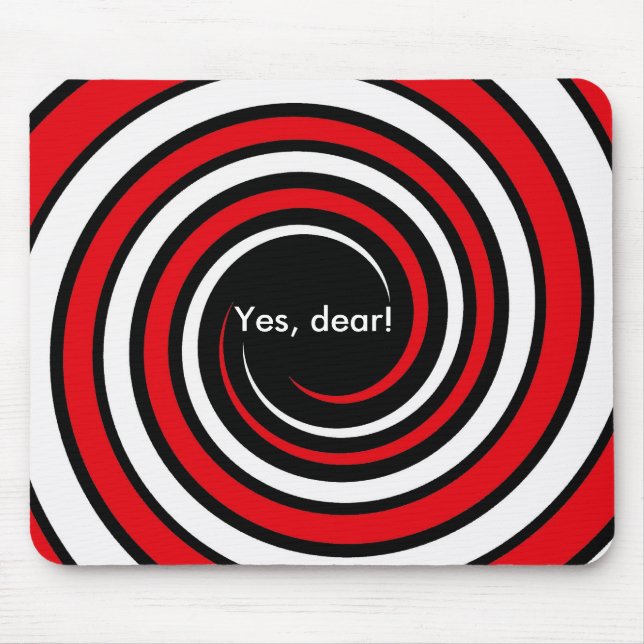 yes dear mouse mat (Front)