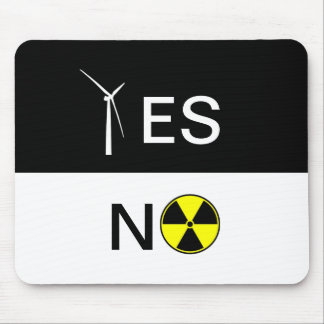"YES" FOR CLEAN ENERGY MOUSE MAT