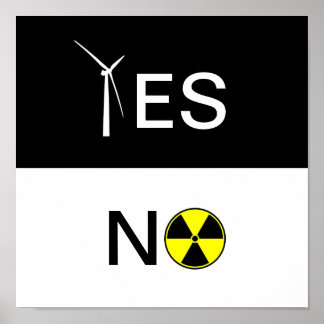 "YES" FOR CLEAN ENERGY POSTER