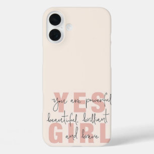 Yes Girl iPhone 16 Plus Case