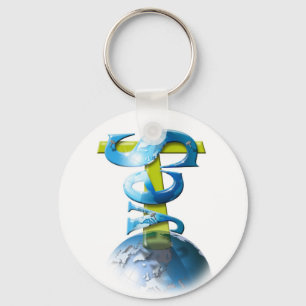 Yes God Key Ring