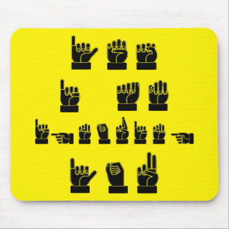 Yes I Am Ignoring You ASL  #USAPatriotGraphics  © Mouse Mat