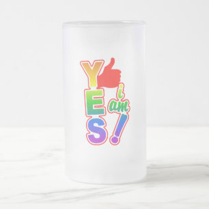 YES I AM mug - choose style & colour
