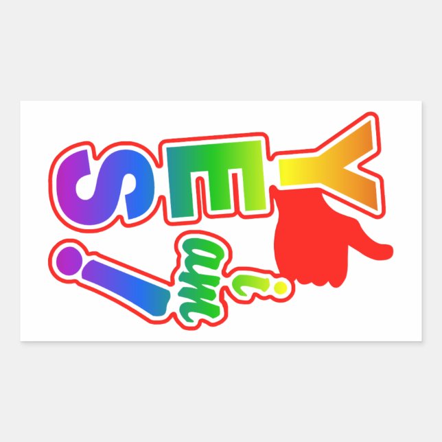 YES I AM stickers (Front)