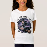 Yes I Can Drive a Stick Witch Halloween