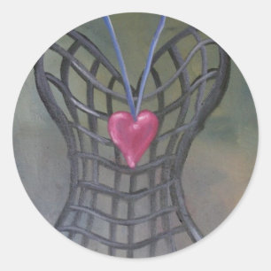 "Yes I cancan" Classic Round Sticker