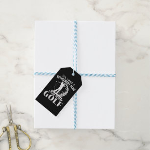 Yes I Have A Retirement Plan Golf Funny Golfer Gift Tags
