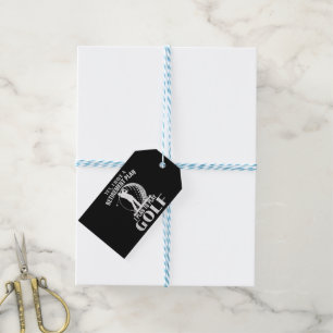 Yes I Have A Retirement Plan Golf Funny Golfer Gift Tags