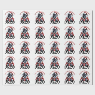 Yes I Have Been Naughty F-Caw-F Funny Christmas Wrapping Paper